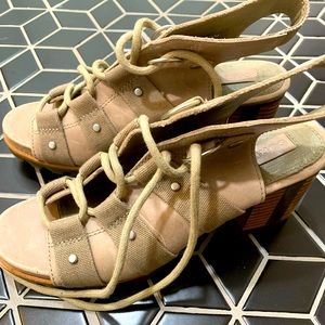 Sorel lace up sandals